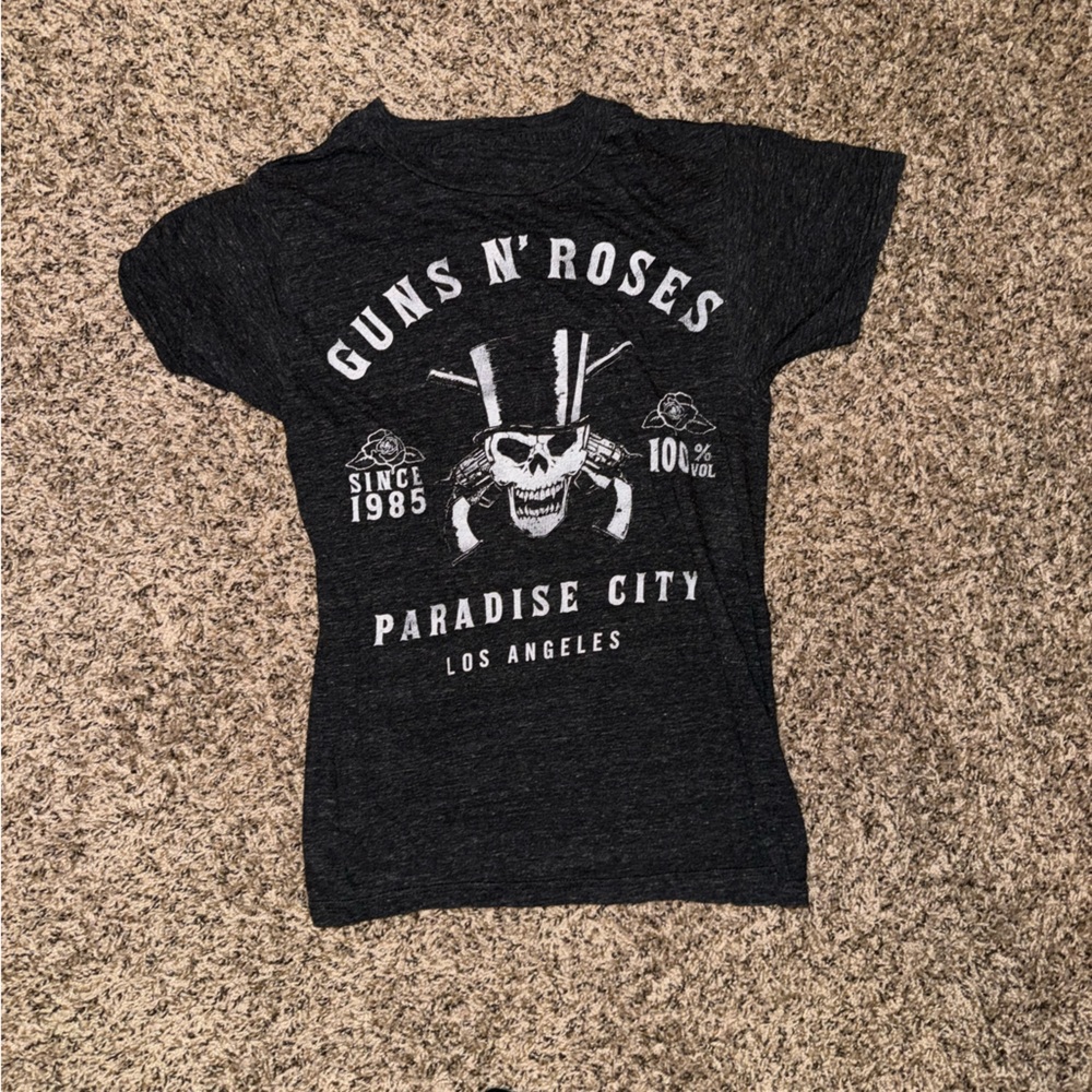 Guns N' Roses Women's Paradise City Black Graphic Tee